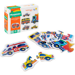 Пазл Genio Kids Машинки RI1807CA
