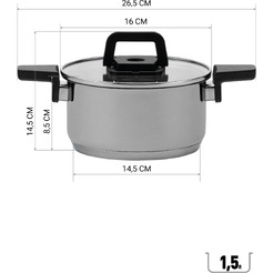 Набор кастрюль Polaris Fold&Keep-6S