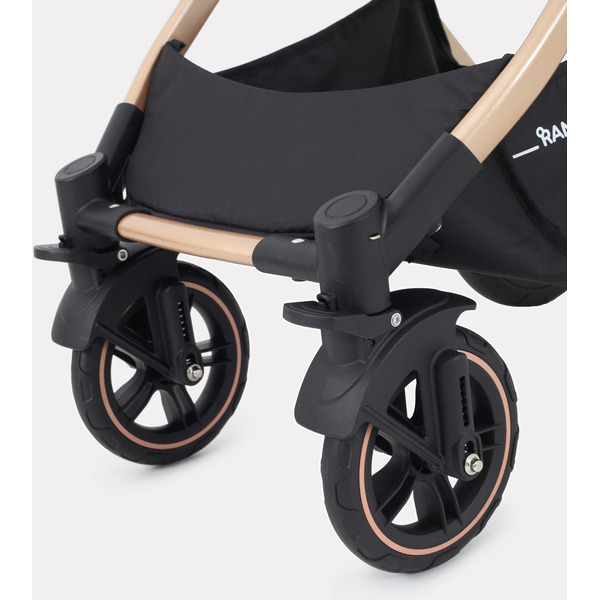Детская универсальная коляска Rant Basic Pulsar Gold 2 в 1 RA160 (черный)