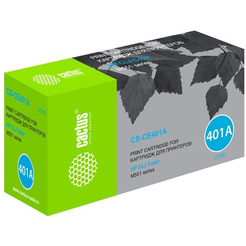 Картридж лазерный Cactus CS-CE401A CE401A голубой (6000стр.) для HP CLJ M551