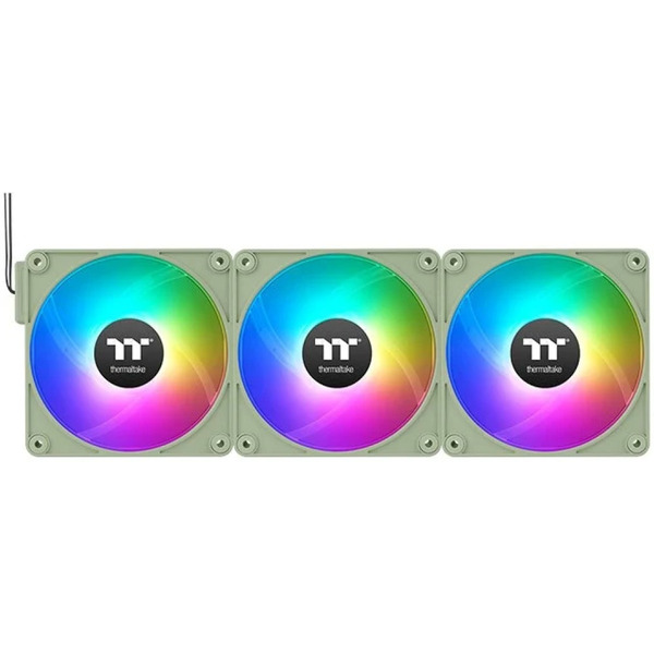 Набор вентиляторов Thermaltake CT120 EX Sync Matcha Reverse ARGB 3-Fan Pack (зеленый)