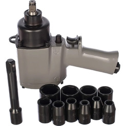 Пневмогайковерт ударный FUBAG IW720 1/2" + набор головок (100193)