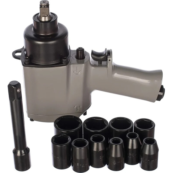 Пневмогайковерт ударный FUBAG IW720 1/2" + набор головок (100193)