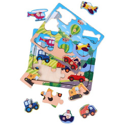 Развивающая игра Mapacha Вкладыши. Транспорт 962011