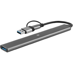 Разветвитель USB-C + USB-A Digma DHUB-7USB-AC-3.0