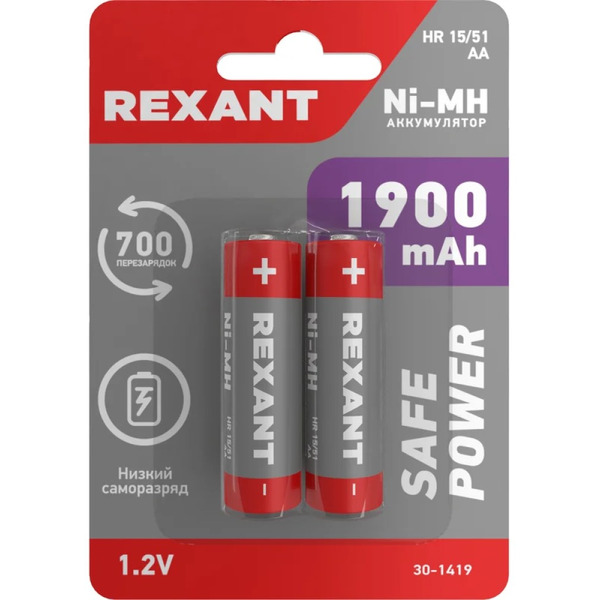 Аккумулятор Rexant 30-1419 2 шт