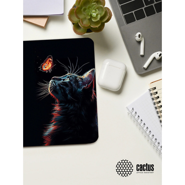Коврик для мыши CACTUS Night Cat CS-MP-P12XS