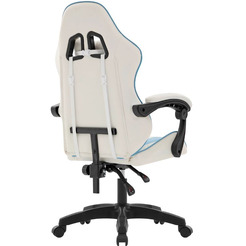 Кресло компьютерное Defender Legas (белый/голубой)