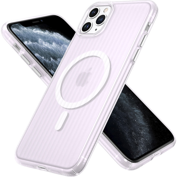 Задняя накладка CASE Translucent Strip Apple iPhone 11 Pro Max, белый