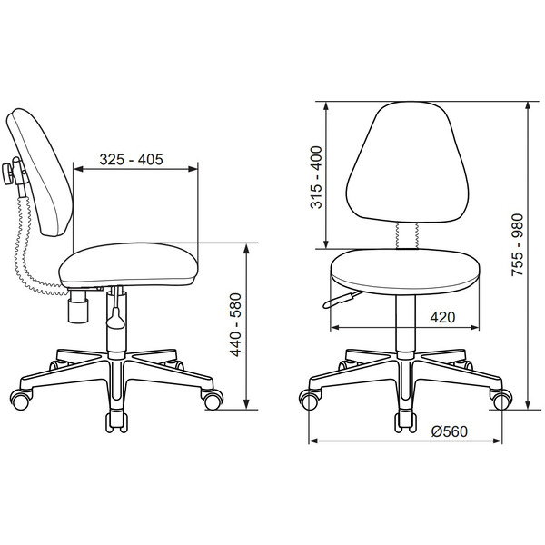 Кресло Бюрократ KD-4/PENCIL-GN (зеленый)