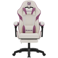 Кресло компьютерное Defender Serenity (белый/фиолетовый)