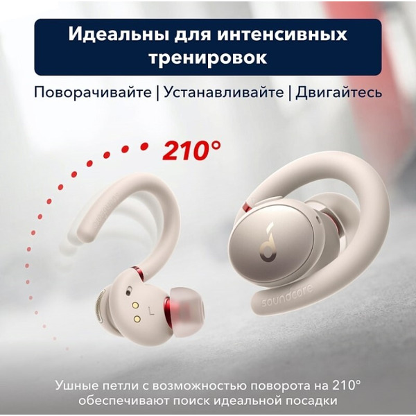Наушники беспроводные SOUNDCORE Sport X10 A3961 (белый)
