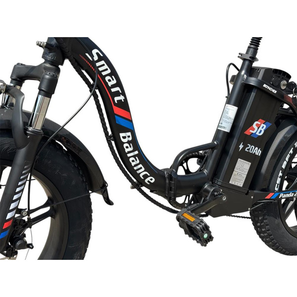 Электровелосипед Smart Balance Panda 20" (черный)
