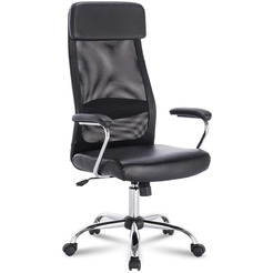 Кресло Brabix Flight EX-540 (кожзам, черный)