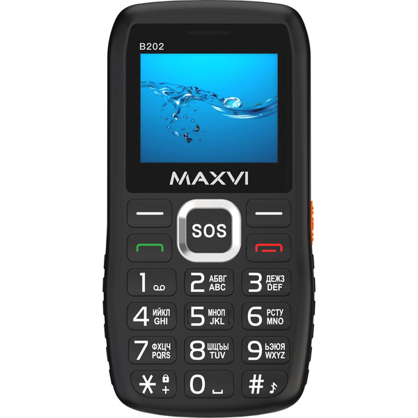 Мобильный телефон Maxvi B115 (черный)
