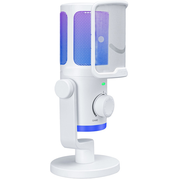 Микрофон FIFINE AM6W White электретный (малый конденсатор)