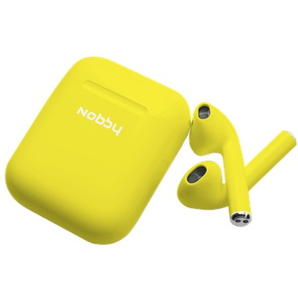 Беспроводная стереогарнитура NOBBY Practic T-101 (NBP-BH-42-45) пластик, жёлтый