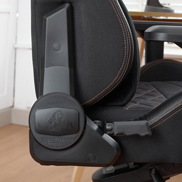 Игровое кресло EVOLUTION CONQUEROR FABRIC Black
