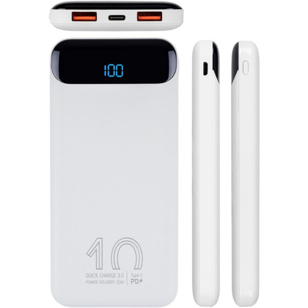 Внешний аккумулятор RIVACASE VA2540 (10 000mAh) White