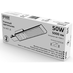 Светильник консольный Gauss 629536350