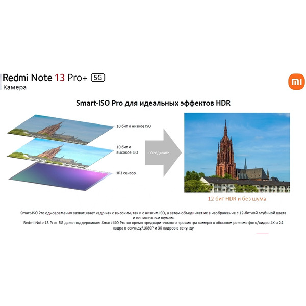 Смартфон Xiaomi Redmi Note 13 Pro+ 5G 8GB/256GB Aurora Purple RU