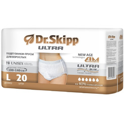 Подгузники-трусы для взрослых DR.SKIPP Ultra р-р L (20 шт.)