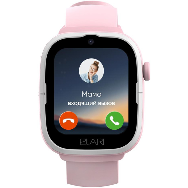 Часы-телефон Elari Go 4G (KP-4G-Go) розовый