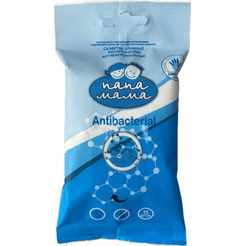 Салфетки влажные антибактериальные ПАПА МАМА  25516 (15 шт.)