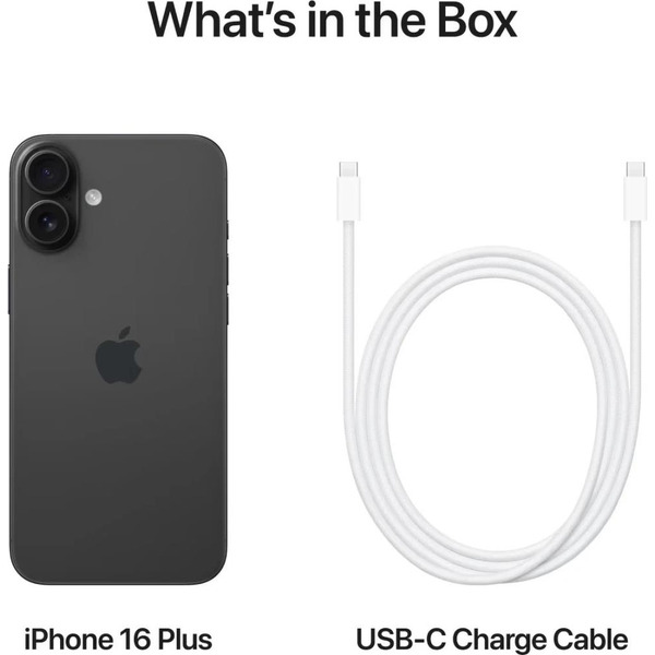 Смартфон Apple iPhone 16 Plus 256GB Black (MXVG3J/A)