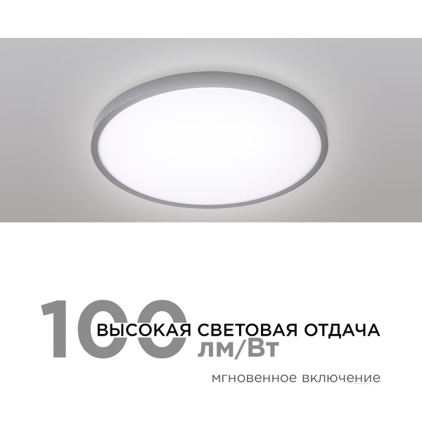 Потолочный светодиодный светильник Apeyron Spin 18-133