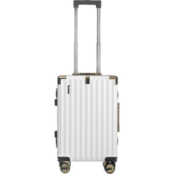 Чемодан DoubleW E087# (S, белый)
