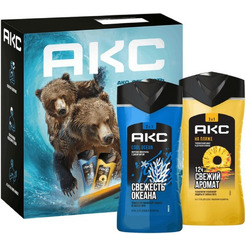 Подарочный набор Акс На пляже океана 2025 (гель д/душа 2*250мл)