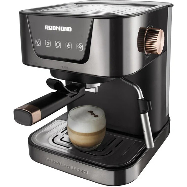 Кофеварка REDMOND RCM-CBM1514 (хром/бронза)