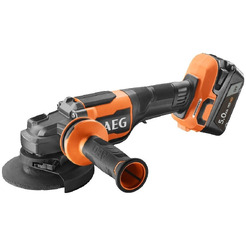 Углошлифмашина AEG Powertools BEWS 18-125BLPX2-502C (4935480858) с 2-мя АКБ