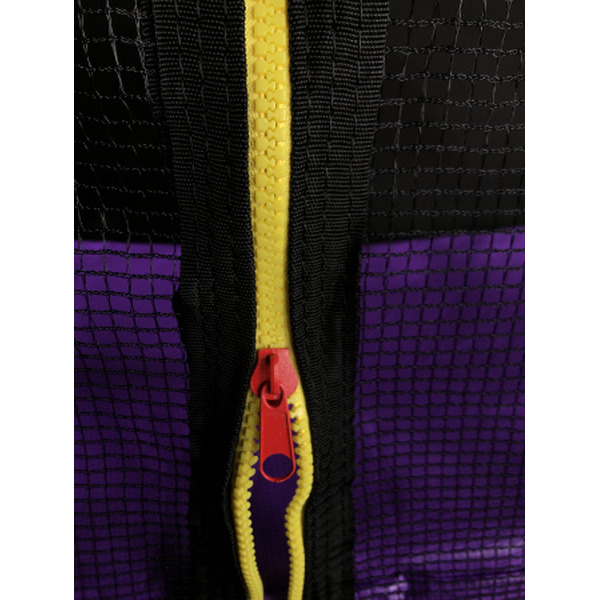 Батут пружинный с защитной сеткой и лестницей ATLAS SPORT 16FT-6 PRO purple