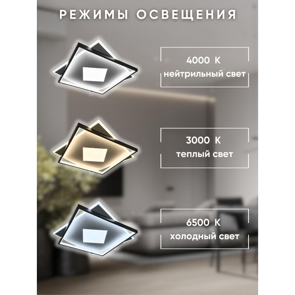 Потолочный светильник Aitin-Pro L24048-515 (белый/черный)