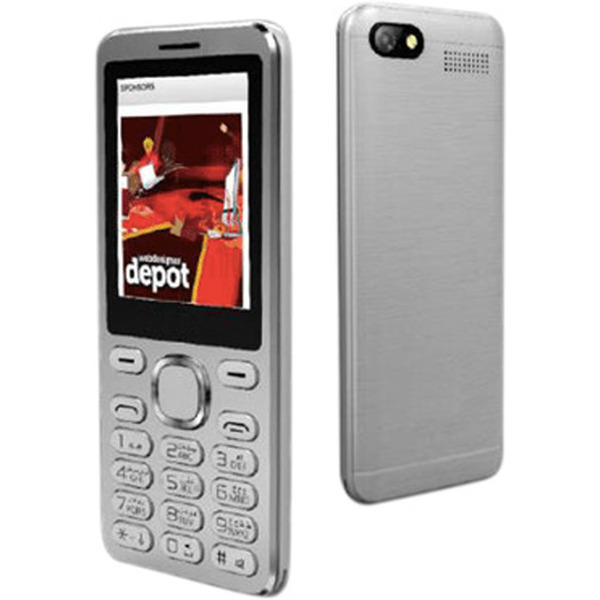 Мобильный телефон F+ S240 (серебристый)