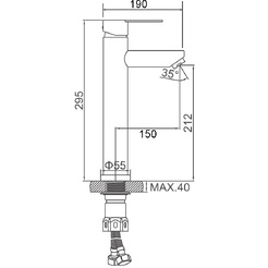 Смеситель Ledeme L71103