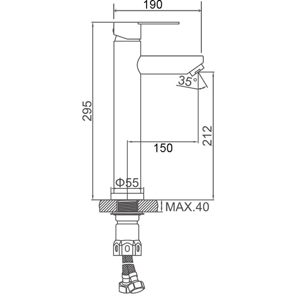 Смеситель Ledeme L71103