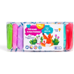 Набор для лепки Genio Kids Легкий пластилин 12 цветов TA1710