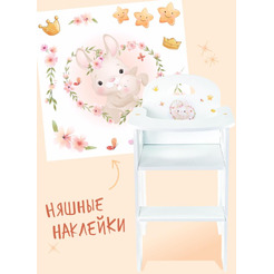 Стульчик для кукол Woody Алиса Зайка 03977