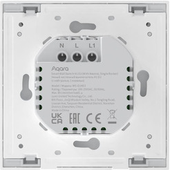Выключатель Aqara Smart Wall Switch H1 WS-EUK03 (одноклавишный, c нейтралью)