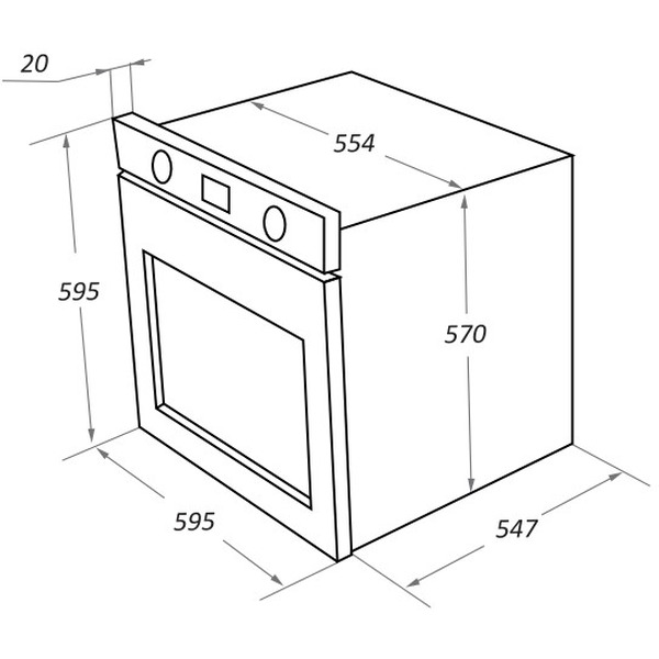 Духовой шкаф MAUNFELD EOEF.766W