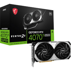 Видеокарта MSI GeForce RTX 4070 Ti Super 16G Ventus 2X OC