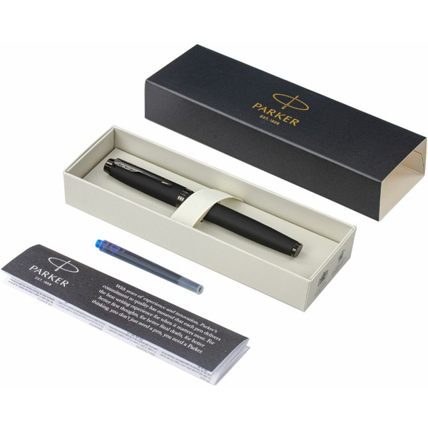 Ручка перьевая "IM Achromatic Black BT" PARKER 143767 / 2127741