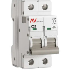 Выключатель автоматический EKF Averes AV-6 2P 32A (C) 6kA