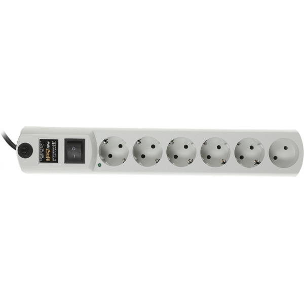 Сетевой фильтр Most HPw 2м (6 розеток) белый