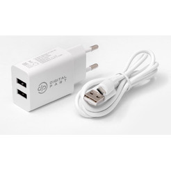 Зарядное устройство DigitalPart WC-250 (с кабелем MicroUSB)
