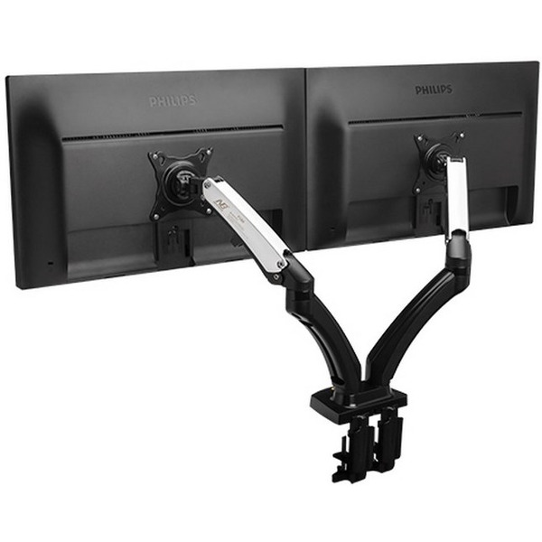 Кронштейн для двух мониторов с газлифтом NB F180