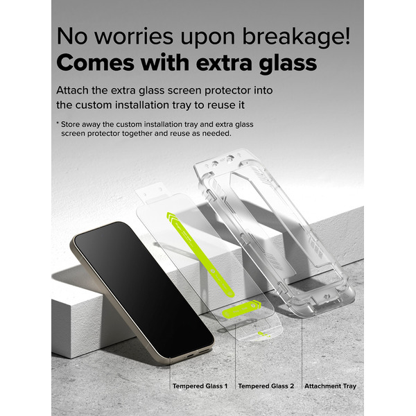 Защитное стекло Ringke EASY SLIDE 2шт для Pixel 9a